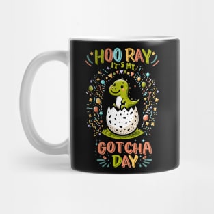 Hooray It's My Gotcha Day Unicorn Girls Boys Kids Toddlers Mug